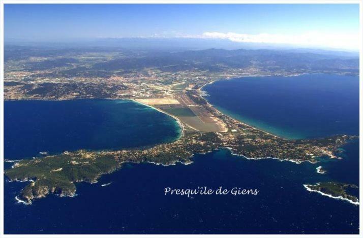 Plage A 400 M Studio Tout Confort Terrasse Clim Parking Hyères المظهر الخارجي الصورة