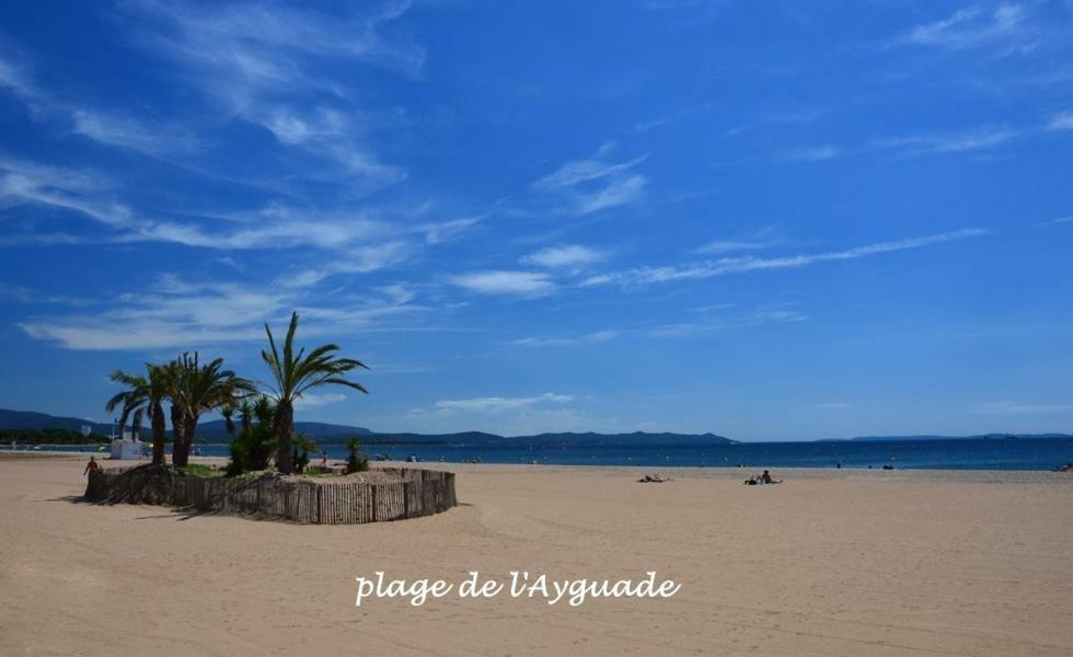 Plage A 400 M Studio Tout Confort Terrasse Clim Parking Hyères المظهر الخارجي الصورة